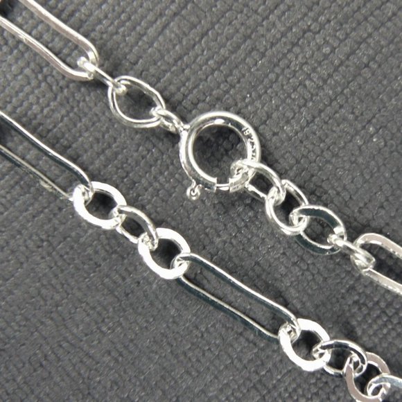 NEW Sterling SILVER Fancy Link Bracelet - Picture 3 of 4